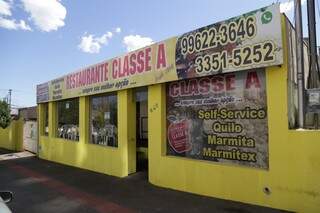 O Restaurante Classe A funciona todos os dias na Rua Eduardo Santos Pereira, 645