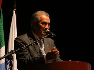 Governador do Estado, Reinaldo Azambuja, PSDB.
(Foto: André Bittar/Arquivo).
