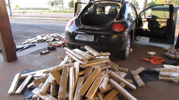 PRE apreende 342 quilos de maconha na regi&atilde;o de fronteira 