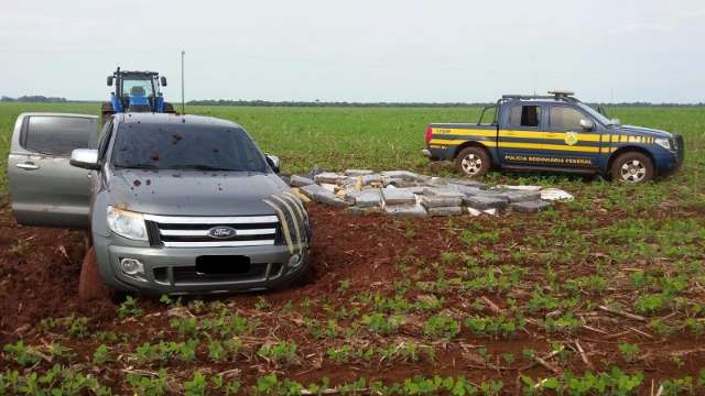 PRF apreende mais de 2 toneladas de maconha; parte da droga iria para MT
