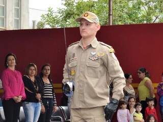 Tenente-coronel Flávio Guimarães foi nomeado hoje para comandar o Ciops em Dourados (Foto: Divulgação/CB)