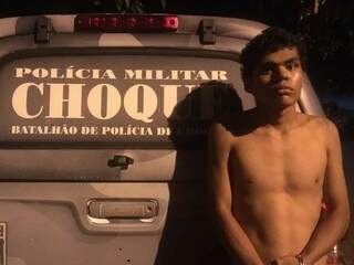 Paulo Henrique foi preso por violação de domicílio (Foto: divulgação/PM)