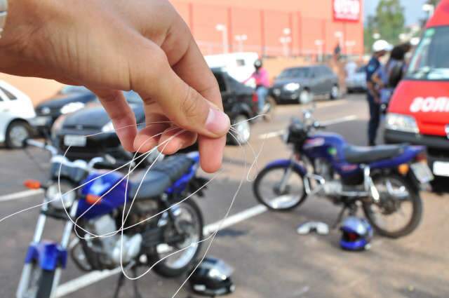  Jovem de 18 anos &eacute; detido por soltar pipa com cerol na Moreninha II