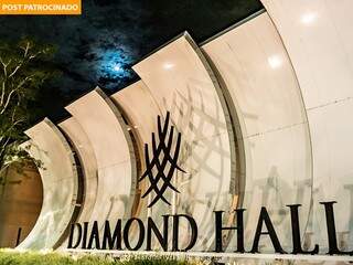 Fachada do Diamond Hall, a casa de eventos mais luxuosa de Campo Grande. (Foto: Divulgação)