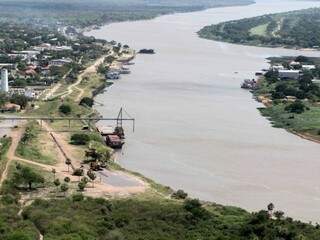 Vista do rio Paraguai em Porto Murtinho (Foto: Toninho Ruiz/Arquivo)