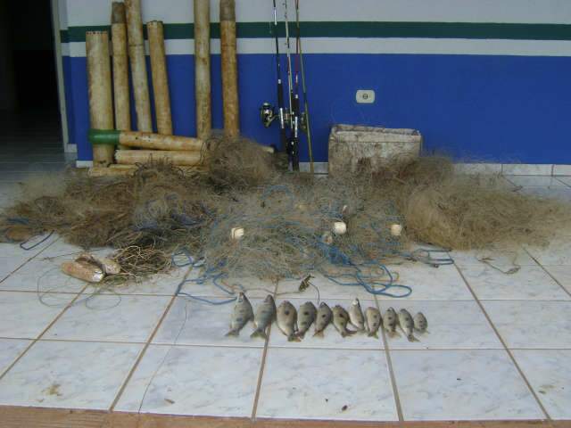 PMA apreende quase 1 quil&ocirc;metro de redes de pesca