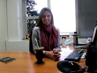 Ana Raquel Copetti foi estagiária no Campo Grande News em 2005 e hoje está à frente do jornalismo da Record de Porto Alegre (Foto: Coletiva.net)