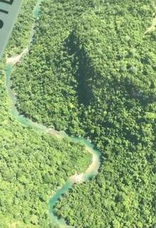 Rio Salobra deriva de tributários que nascem em área de morraria (Foto: Divulgação/IHP)
