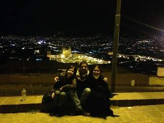 Com o amigo do amigo: Daniel foi o guia em Cusco. 