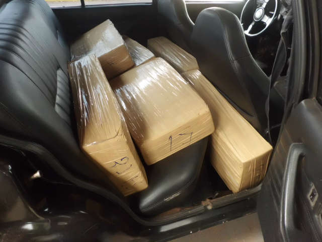  PRE apreende mais de 400 kg de maconha na MS-164 em Ponta Por&atilde;