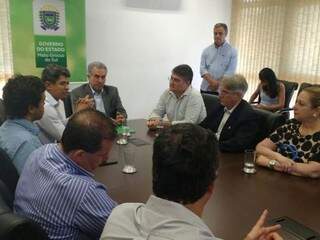 Governador reuniu empresários nesta semana para anúncio. (Foto: Alberto Dias)