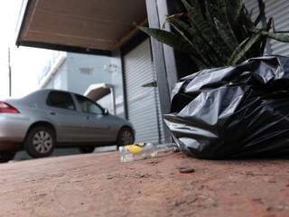 Local onde ocorreu a briga na madrugada da última segunda-feira (Foto: Marcos Maluf) 