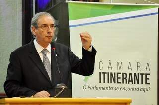 Após ser alvo de manifestações em São Paulo e Paraíba, o presidente da Câmara dos Deputados falará na sede da FIEMS. (Foto: Divulgação)