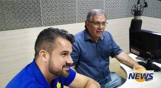 O presidente do Operário, Estevão Petrallás, à direita, disse que tentou mais tempo de preparação para a decisão da vaga na segunda fase da Copa Verde (Foto: Arquivo/Campo Grande News)