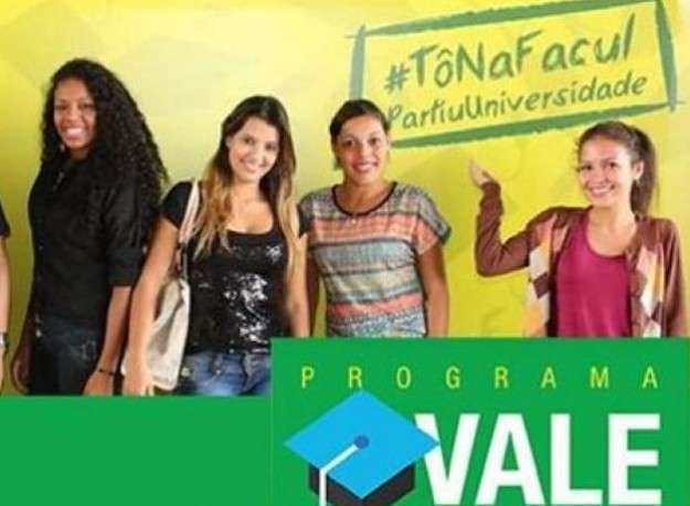 Programa Vale Universidade recebe inscri&ccedil;&otilde;es at&eacute; amanh&atilde; 