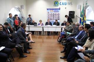 Sessão Itinerante aconteceu na sede do CAU MS (Foto - Marcos Ermínio)
