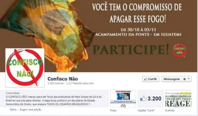 Contra invas&otilde;es, produtores acampam em ponte que liga Japor&atilde; a Iguatemi