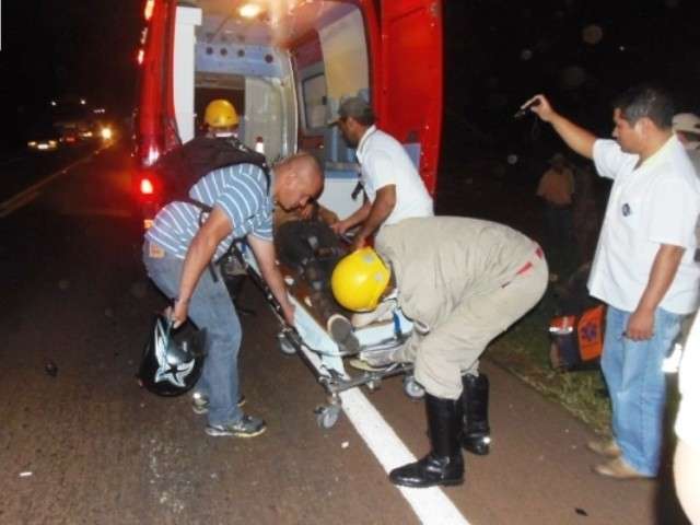 Motociclista morre ap&oacute;s acidente na MS-276