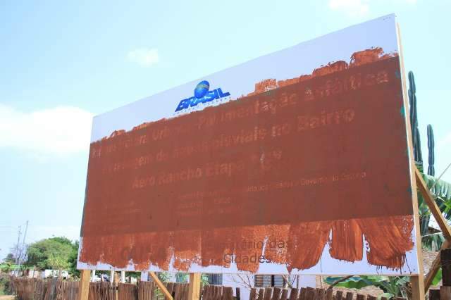 Empresa espera retomar asfalto no Aero Rancho na pr&oacute;xima semana