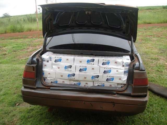 PRF persegue ve&iacute;culos na BR-163 e apreende 1.500 pacotes de cigarros 