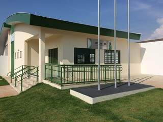 Novo prédio da sede do Detran no município de Rochedo (Foto: Agesul/Divulgação)