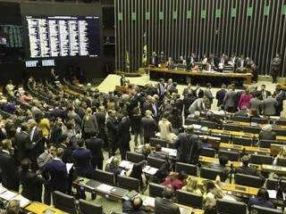Sessão na Câmara desta terça-feira. (Foto: Fabio Rodrigues Pozzebom/Agência Brasil)