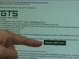 Detalhe do link no email falso enviado por golpistas (Foto: reprodução / TV Globo)