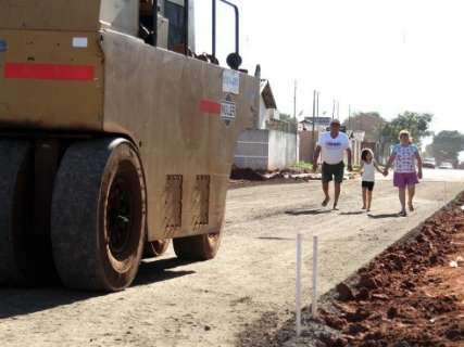 Cinco empresas disputam obra de asfalto no Bairro Nova Lima