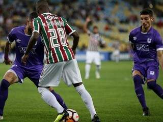 Time dominou a bola durante a maior parte do jogo e conteve o adversário. (Foto: Fluminense FC) 