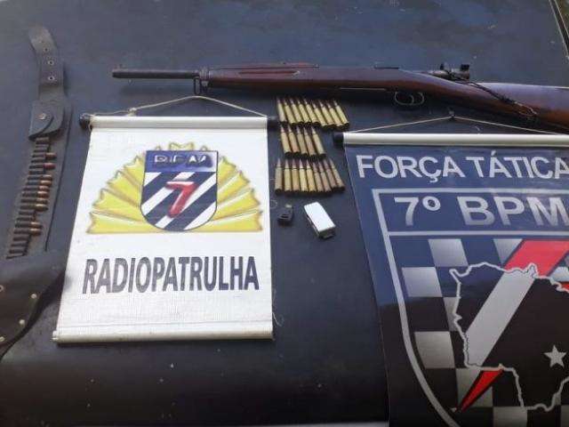 Dono de motel &eacute; preso com fuzil e muni&ccedil;&otilde;es de grosso calibre 