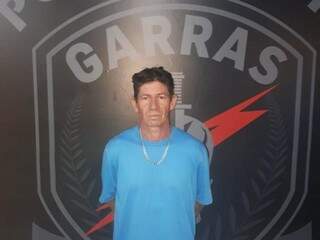 Moacir Teixeira de Freitas foi preso no Bairro São Francisco, em Campo Grande (Foto: Divulgação)