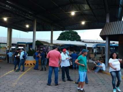 Em protesto, Campo Grande fica sem transporte coletivo até às 7h30