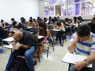 Estudantes fazem prova (Foto: MEC/Divulgação)