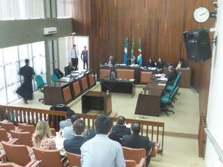 A votação na 3ª Turma Criminal do TJ-MS ficou empatada em 1 a 1. A decisão final será do desembargador Dorival Moreira dos Santos (Foto: Antonio Marques)