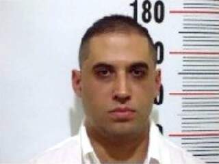 Registro de Douglas, ainda preso no Instituto Penal de Campo Grande. (Foto: Divulgação)