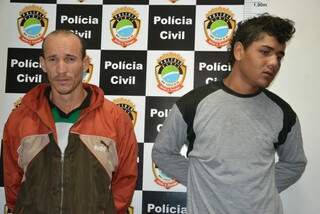 Leonardo e Fábio foram presos pelo assassinato de Diego no Jardim Presidente. Rapaz foi morto com tiros e facada.(Foto: Minamar Júnior)