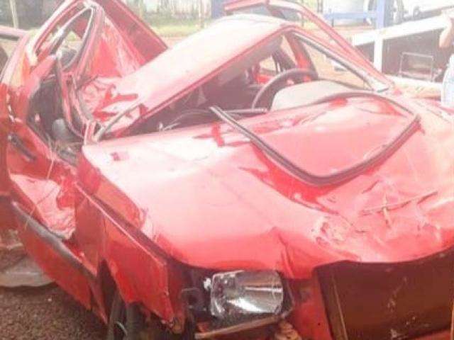 Ultrapassagem malsucedida provoca acidente e mata idosa na BR-158