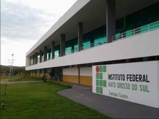 Fachada do instituto em Coxim (Foto: Divulgação)