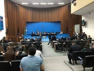 Plenário da Assembleia Legislativa, em Campo Grande (Foto: Divulgação/ALMS)