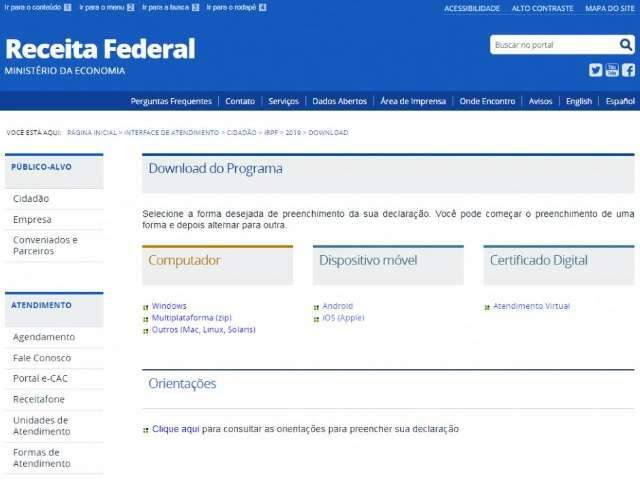 Em MS, mais de 3,3 mil j&aacute; entregaram declara&ccedil;&atilde;o do Imposto de Renda 