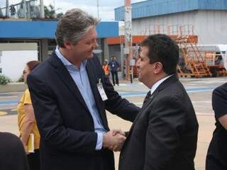 Verruck recepcionou Luís Vera, vice-presidente da Amaszonas, em Campo Grande.
