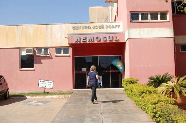 Estoque de sangue no Hemosul &eacute; o mais baixo dos &uacute;ltimos sete anos
