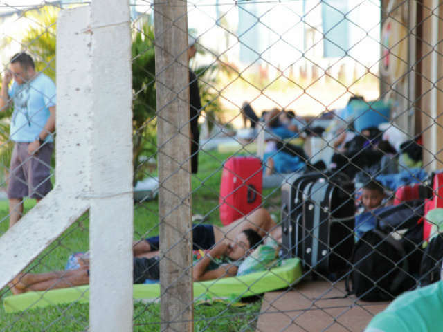  Procuradora  vistoria alojamento incendiado em Tr&ecirc;s Lagoas