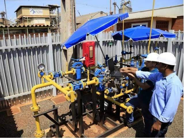 Companhia de g&aacute;s conclui hoje instala&ccedil;&atilde;o para f&aacute;brica de prote&iacute;na de soja