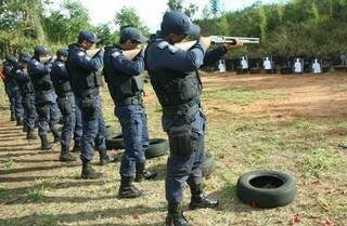 Os guardas realizarão cerca de 1,2 mil tiros (Foto: Divulgação/Casimiro Silva)