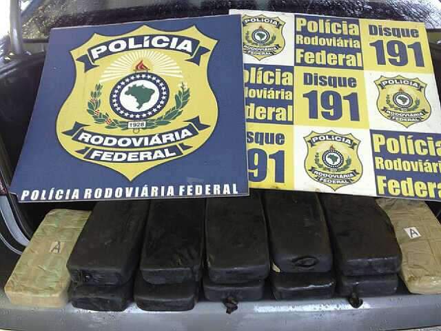 PRF j&aacute; apreendeu 400 kg de coca&iacute;na neste ano em MS