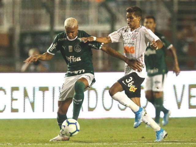Palmeiras e Corinthians marcam no fim e clássico termina empatado