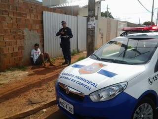Ladrão foi abordado no Jardim Canguru, próximo ao local do roubo (Foto: Divulgação/GM)