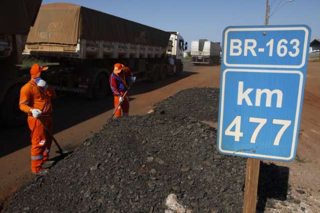 Obras de duplica&ccedil;&atilde;o da BR-163 atrasam e n&atilde;o h&aacute; previs&atilde;o de in&iacute;cio