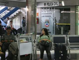 Delegacia fica no Aeroporto Internacional de Campo Grande. (Foto: Divulgação)